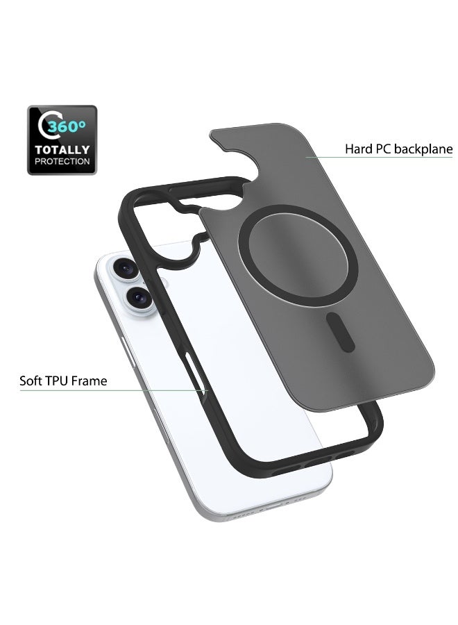 iPhone 16 Skin Feeling Case With MagSafe - Black - Image 5